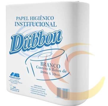 Papel Higiênico Dübbon 300metros c/ 8 rolos