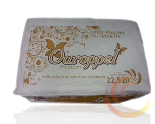 Papel Toalha Ouroppel Extra Luxo c/1000