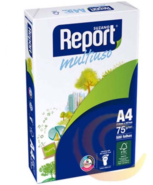 Papel Sulfite Report A4 75GR