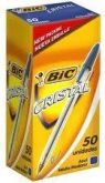 Caneta esferografica Bic Cristal P.Media cx c/50