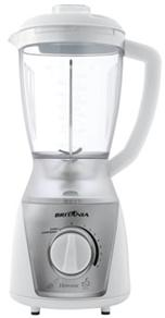 Liquidificador Britânia Eletronic Branco/Prata - 400W